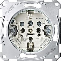 Розетка с заземлением без накладки без рамки Schneider Electric Merten Antique 1-м. картинка